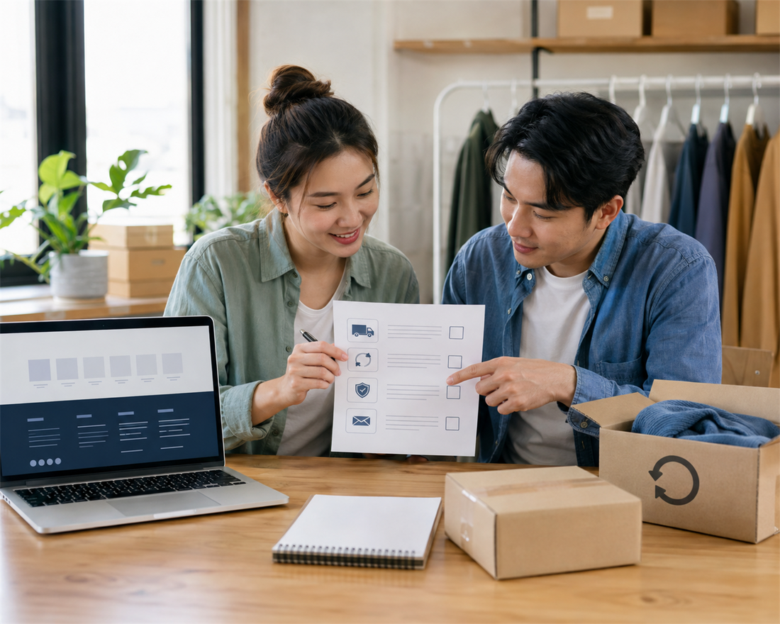 小型跨境团队整理 Shopify 店铺政策页面｜MaybeDesign