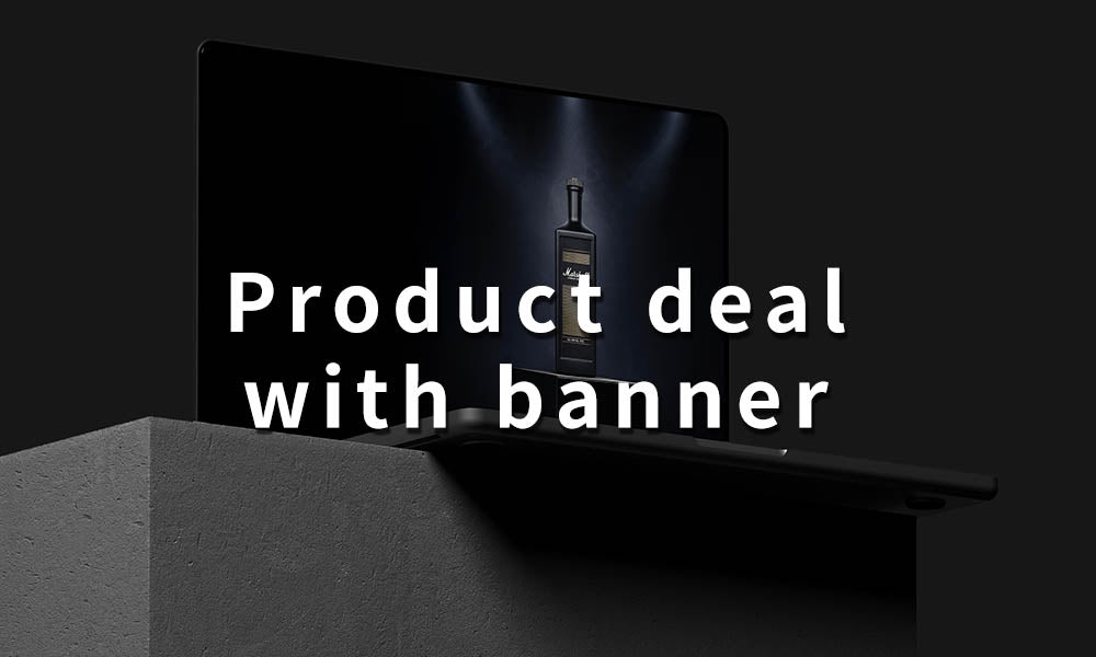 Product deal with banner