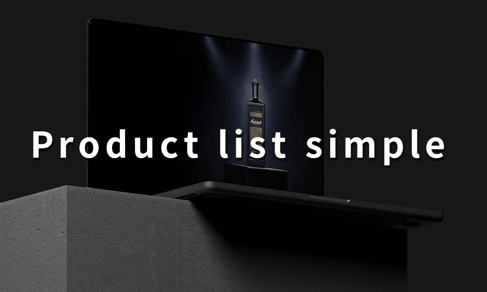Product list simple