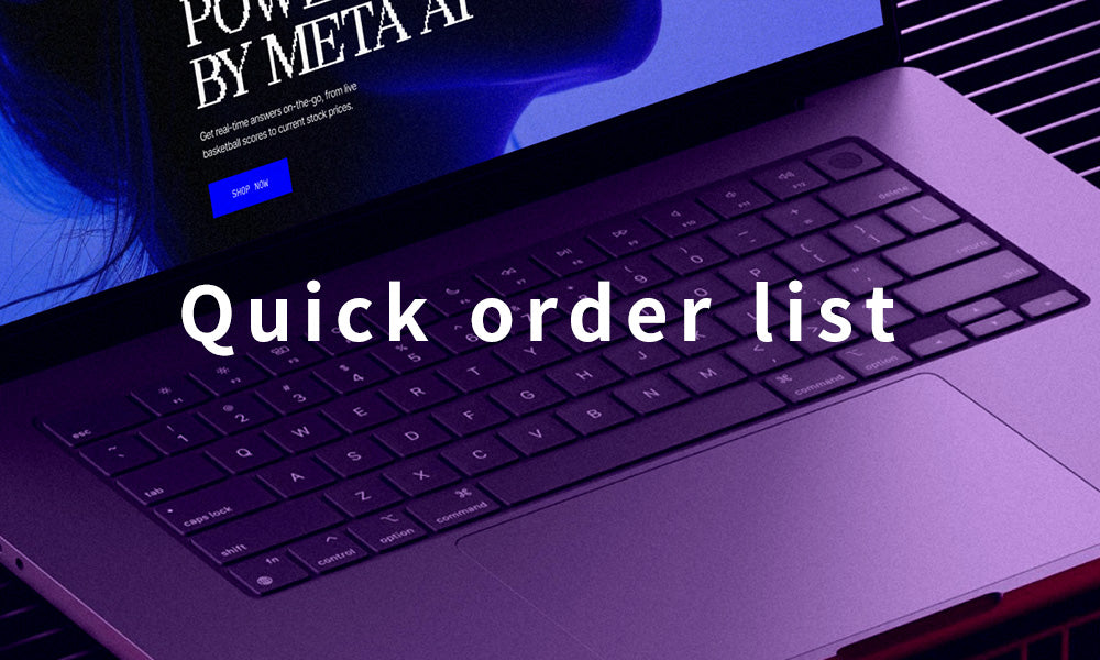 Quick order list